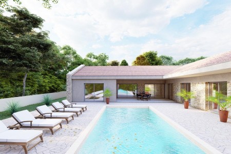 Land for sale, with building permit for a villa!