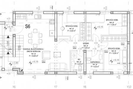 PLOVANIJA PENTHOUSE 105m2 S KROVNOM TERASOM NOVOGRADNJA 2023 POTPUNO OPREMLJEN