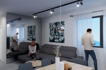 PLOVANIJA PENTHOUSE 105m2 S KROVNOM TERASOM NOVOGRADNJA 2023 POTPUNO OPREMLJEN