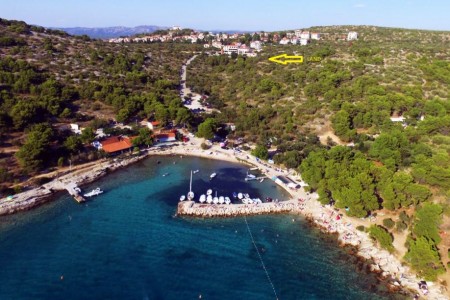 RIJETKOST ! - Ishođena pravomoćna građevinska dozvola za projekt! Murter-Čigrađa